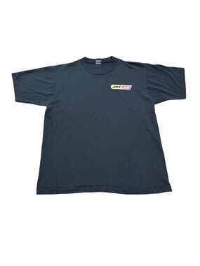 Vintage 1990s Jet Go Racing T-Shirt Black Single Stitch Made in USA